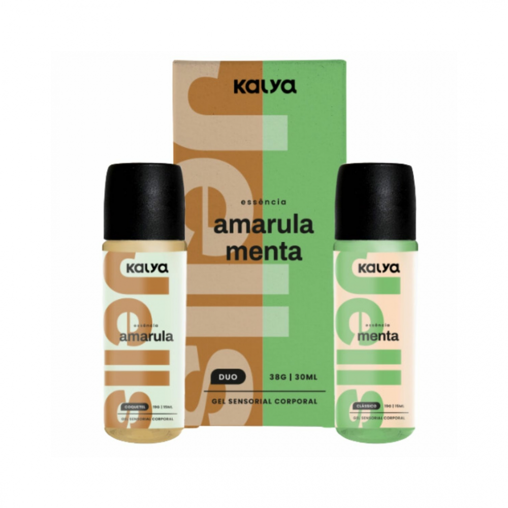 Gel Beijável Hot Jells Duo Amarula e Menta 30ml