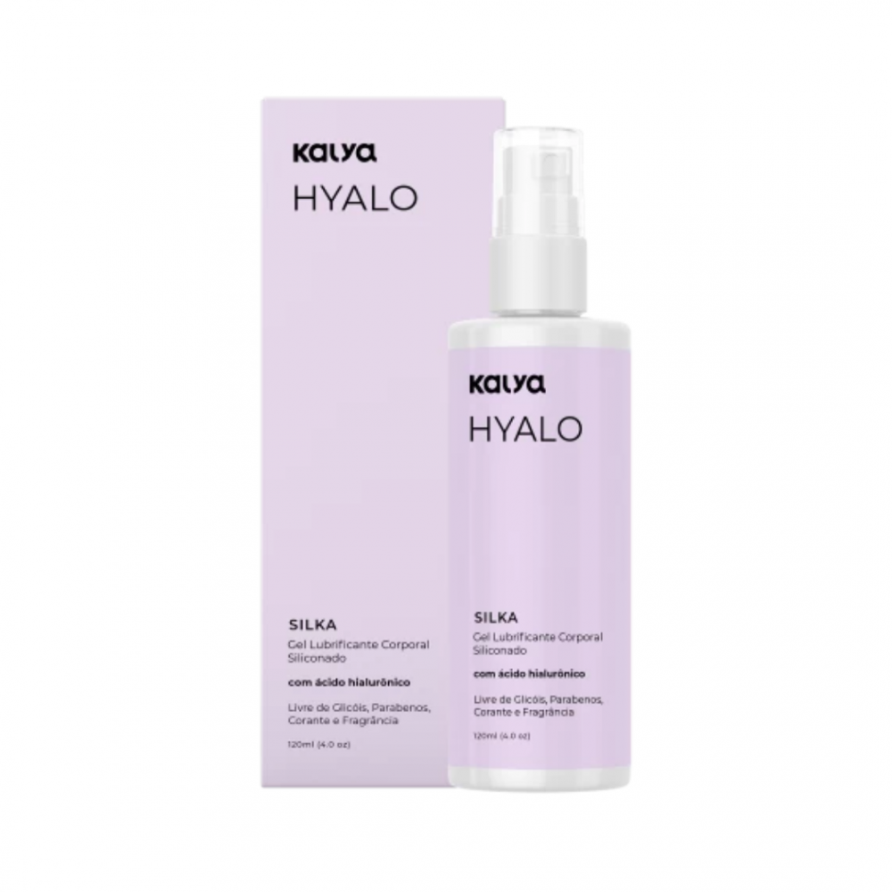 Lubrificante Íntimo Siliconado Hyalo Silka Com Ácido Hialurônico 120ml