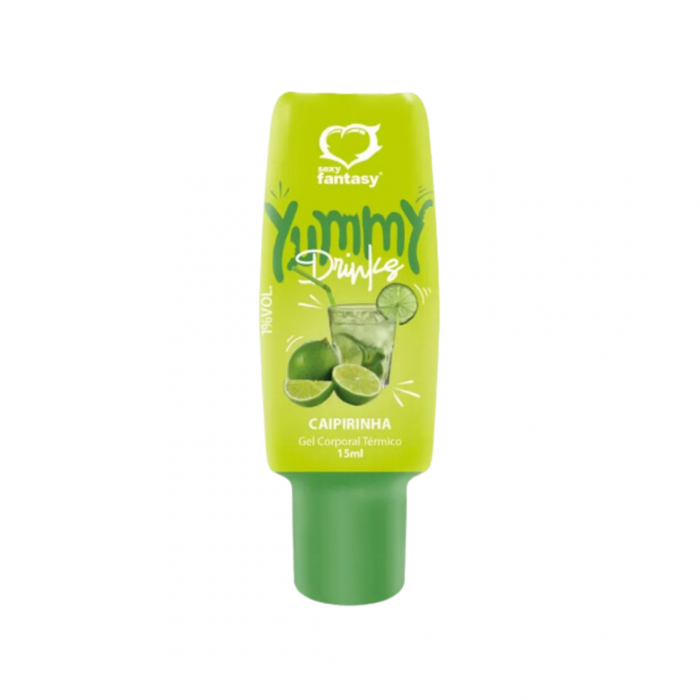 Yummy Gel Térmico Beijável sabor Caipirinha 15ml