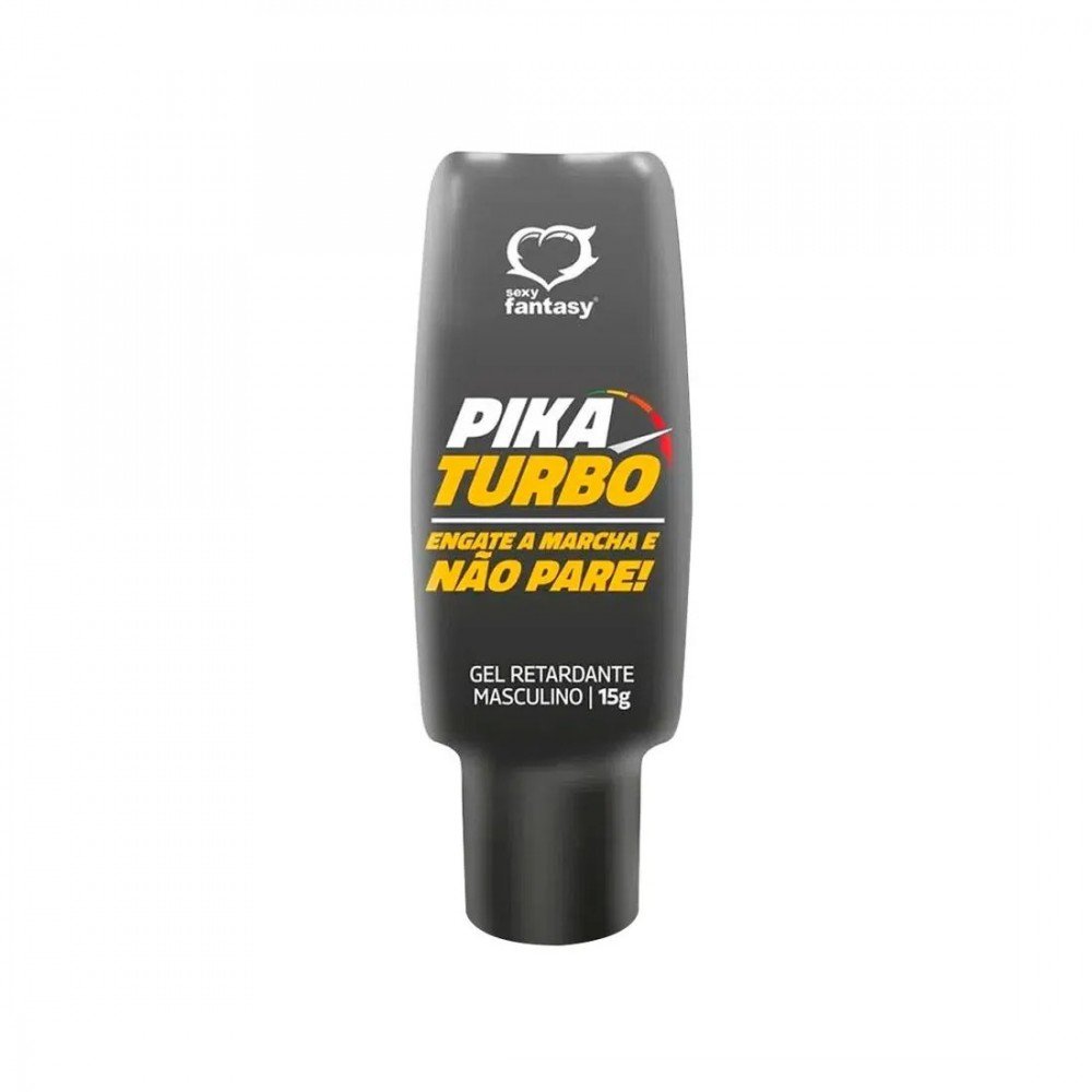 Pika Turbo – Gel Retardante Masculino com Efeito Aquecedor