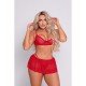 Conjunto Safadinha Tallyta Moda Apimentada - Lingerie de Renda para Empoderamento e Sedução