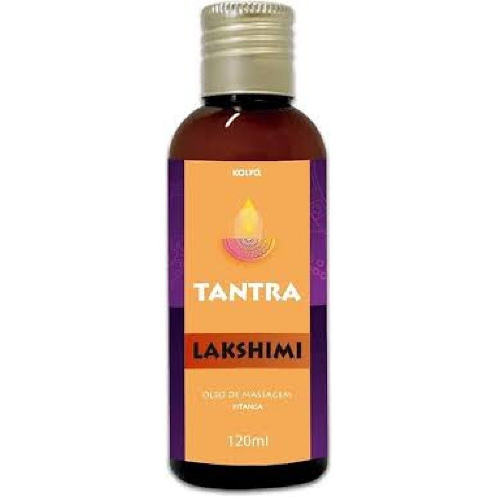 Tantra Lakshimi óleo massagem tântrica 100% Vegetal Pitanga 120ml